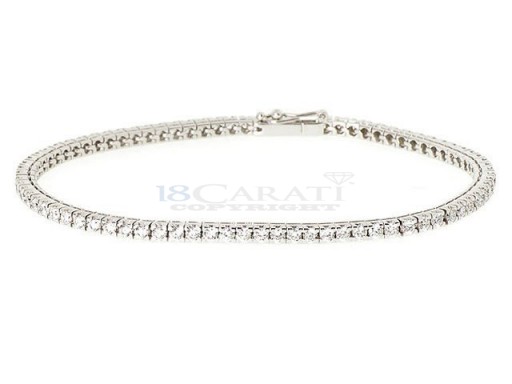Bracelet tennis avec diamants de 2,5 carats