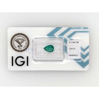Smeraldo naturale IGI 1.48ct