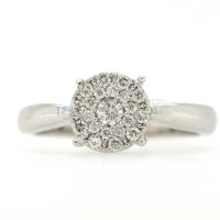 Italian engagement diamond ring