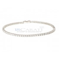 Bracelet tennis diamant en or 750 2.5ct