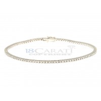 Bracelet tennis diamant en or 18 carats 0.85ct