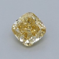 GIA Diamond yellow fancy 0.34 ct.