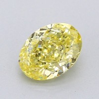 GIA Diamond yellow fancy 0.37 ct.