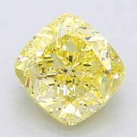GIA Diamond yellow fancy 0.9 ct.