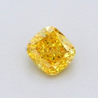 GIA Diamond yellow vivid 0.18 ct.