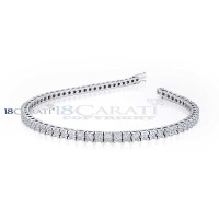Bracelet tennis diamant en or 750 2.70ct