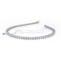 Bracelet tennis classique avec 3 carats de diamants