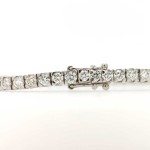 Bracelet tennis diamants or 18 carats 3.5ct