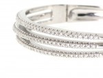 Bracelet diamants en or 18 carats (jonc) 0.72ct