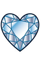 Les diamants en forme de cœur