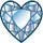 Diamants forme coeur