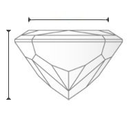 Diamante GIA - G SI1 - 1.01 ct.