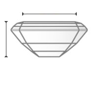 GIA Diamond - F VVS2 - 0.7 ct.